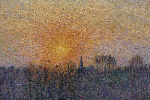 View of Bazincourt, Sunset