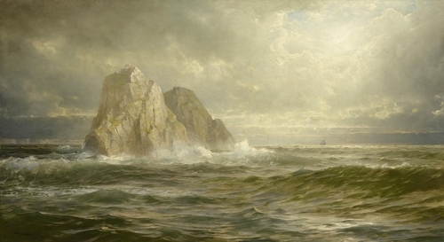 Skelligs, pobřeží Irska 1882