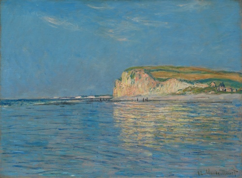Baixa-mar em Pourville, perto de Dieppe