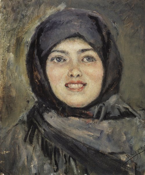 The Head of a Smiling Girl