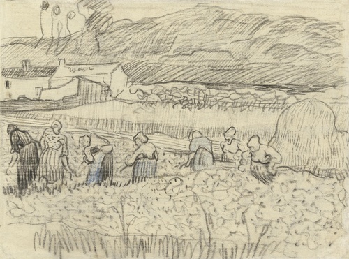 Landscape with Peasant Women Harvesting