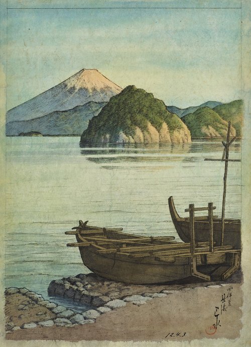 Seashore of West Izu, Miho 1937