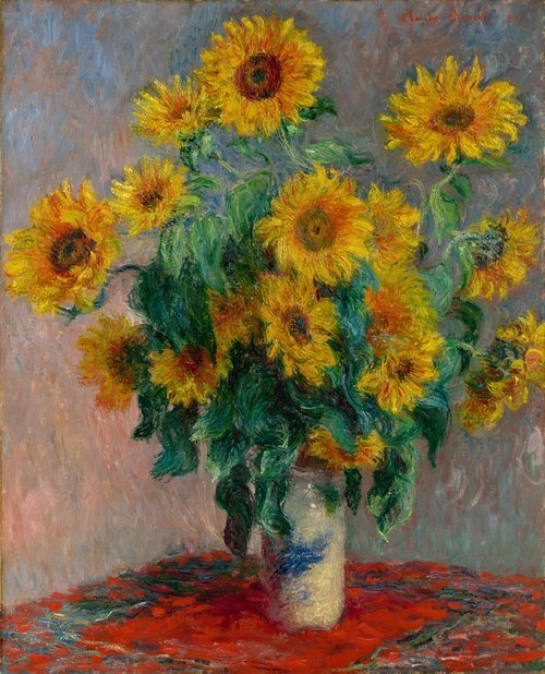 Stillleben mit Sonnenblumen
