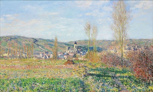 Vetheuil pod sluncem