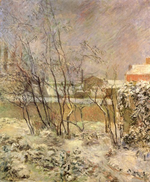 Garden in Snow