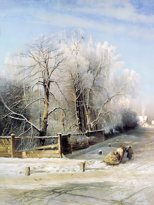 Téli táj, Moszkva 1873