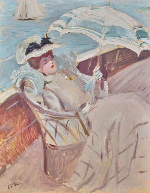 Mrs. Helleu with an Umbrella