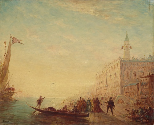 Riva degli Schiavoni, Sunset