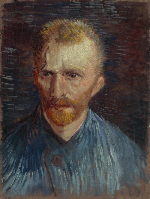 Self-Portrait with Straw Hat and Pipe