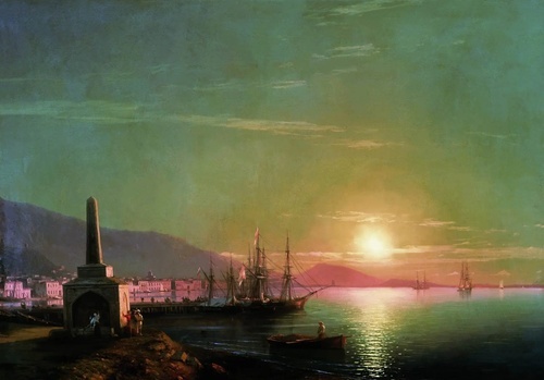 The sunrise in Feodosiya