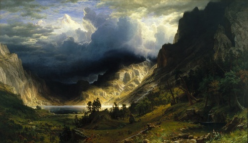 En storm i Klippiga bergen, Mt. Rosalie