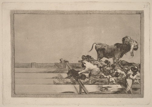 Disasters in the Plaza of Madrid, and Death of the Mayor of Torrejon