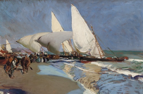 The beach at Valencia 1908