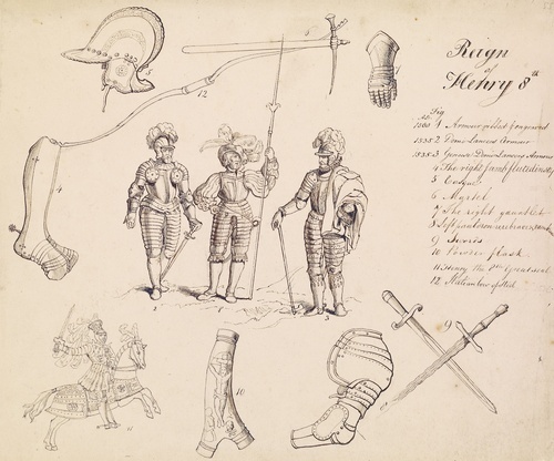 Sketches of Armour – Study for Charles