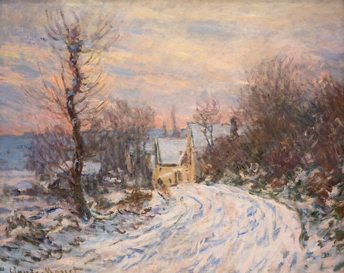 Entrance to Giverny in Winter