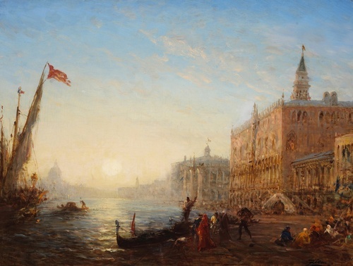 Embarkation on the Riva degli Schiavoni, Venice