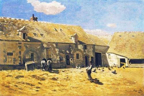 Farm Yard at Chailly