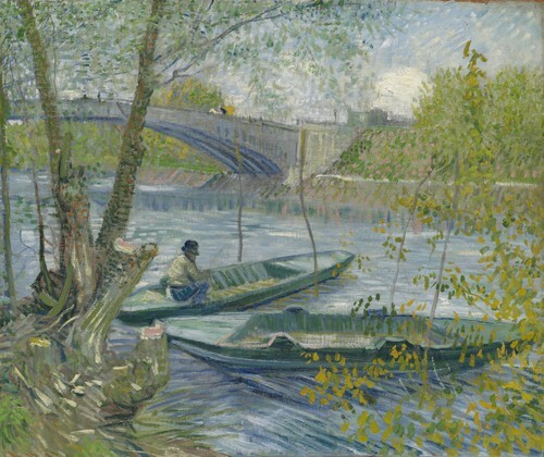 Fishing in Spring, the Pont de Clichy