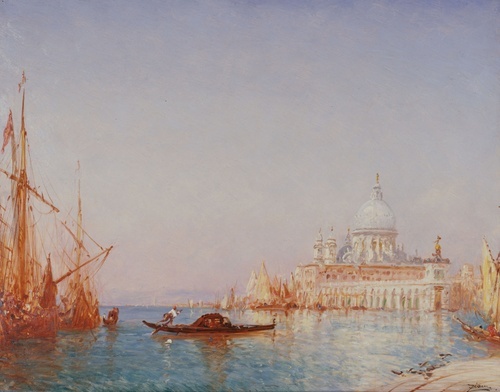 Venise, la Salute. Effet du matin