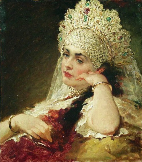 The Girl in Pearl Necklace