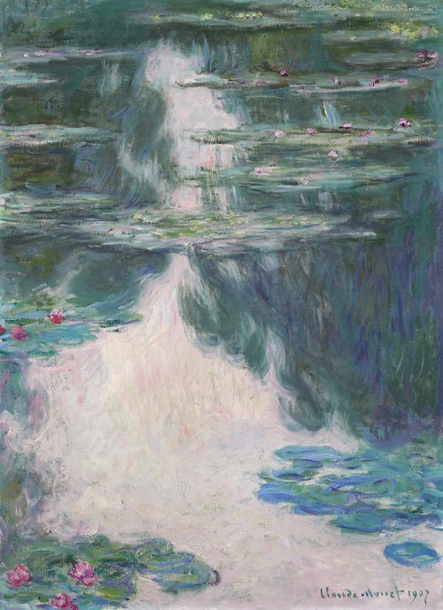 Water Lilies, Gray Weather