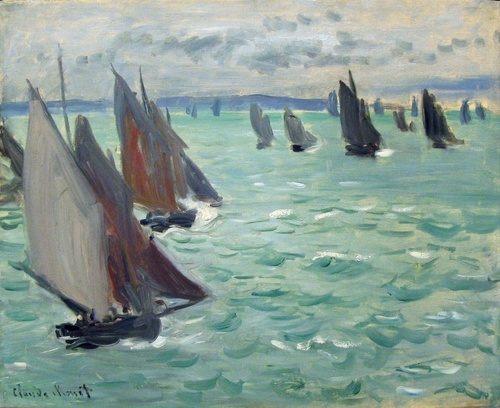 Fishing Boats at the Sea