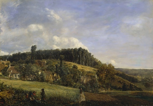 Clearing Struck in the Village of Pierrefonds in the Forest of Compiègne