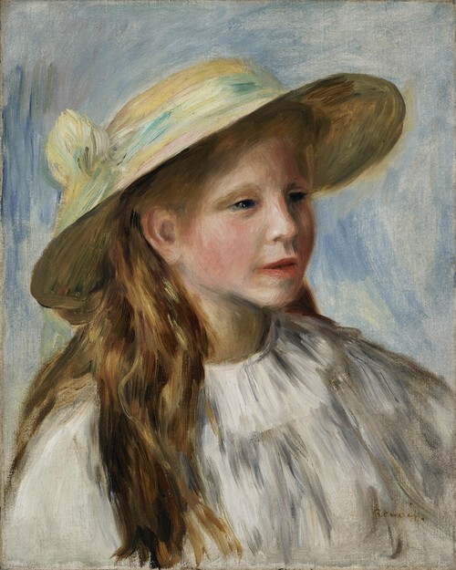 Little Girl with a Hat