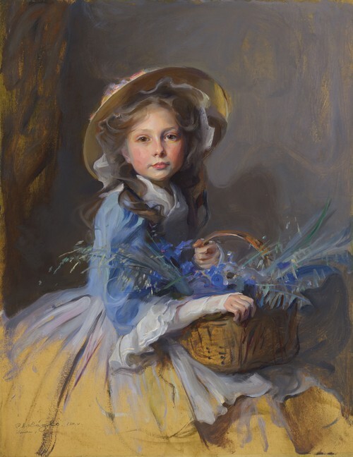 Κα Mrs Adrian van Montagu, το γένος Anne Mabel Olivia Trouton 1910