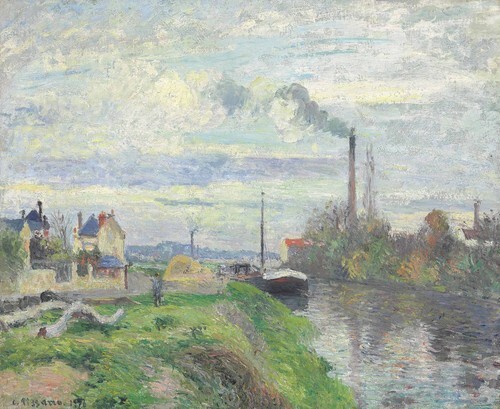 Le Quai du Pothius à Pontoise