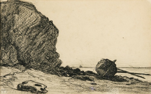 1857 Lemosott hajó Sainte-Adresse közelében