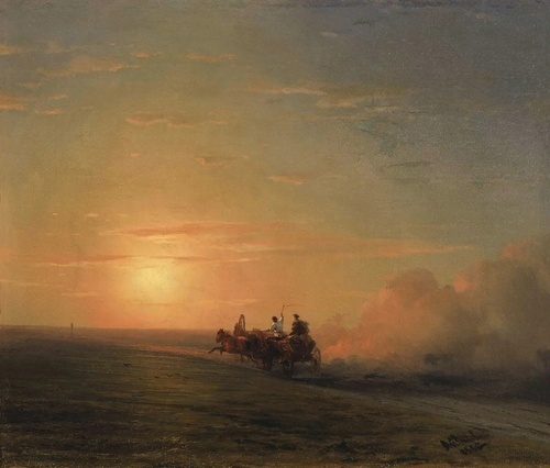 Troika in de steppe
