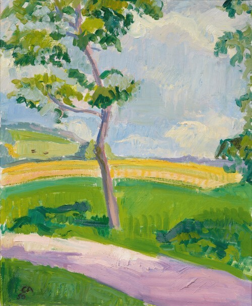 Landscape with tree