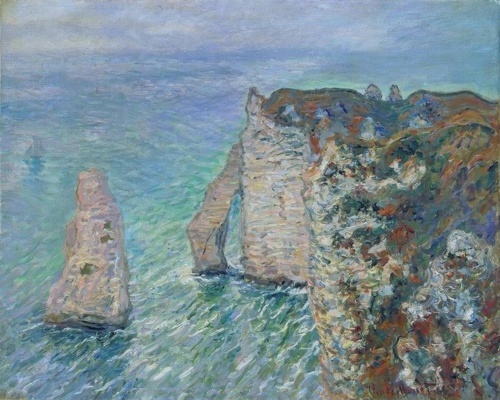 Klippenålen og Porte d'Aval, 1886