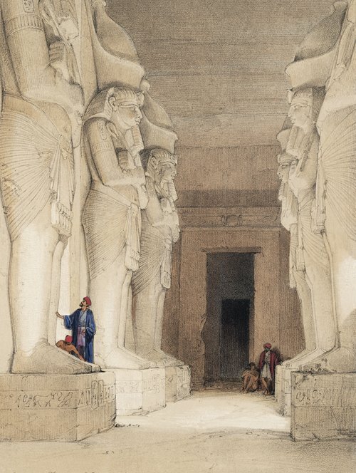 Excavated Temple of Gyrshe (Gerf Hussein) Nubia