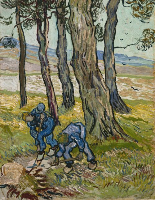 Two Diggers among Trees