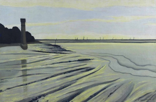 Stranden ved Honfleur 1917