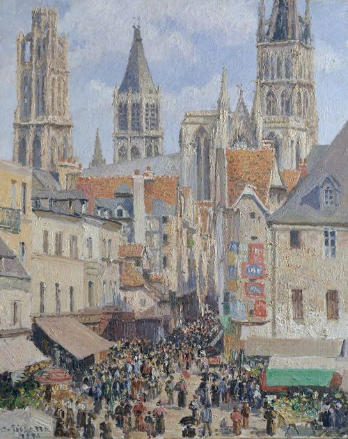 Rue de l'Épicerie in Rouen, Effect of Sunlight