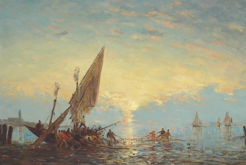 Fishermen in the Lagoon