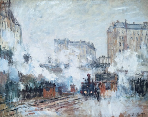 Arrival of a Train at Saint-Lazare Station