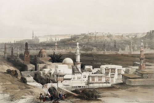 Cairo, from the gate of the Citizenib