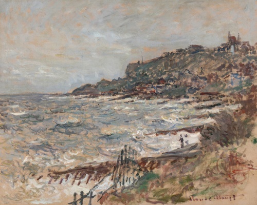 The Cliffs near Sainte-Adresse, Overcast