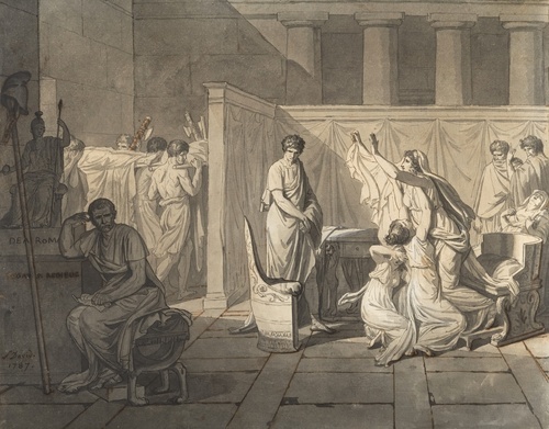 Study for The Lictors Bringing Brutus the Bodies of his Sons