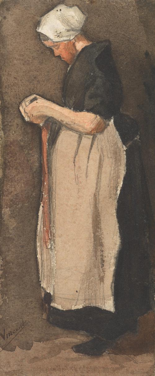 Young Fisherwoman from Scheveningen