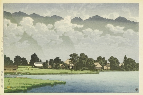 Lake Kizaki in Shinshu 1941