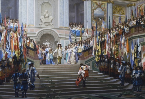 Reception of the Grand Condé at Versailles