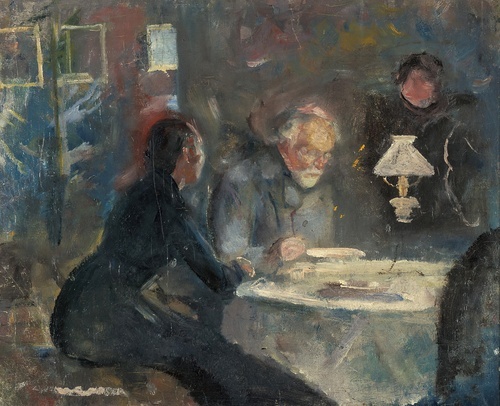 Beim Abendessen 1883