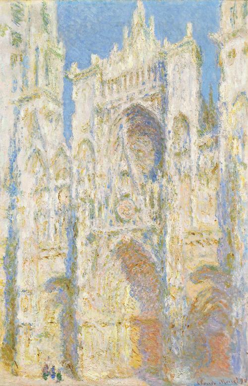 Rouen Cathedral, West Façade, Sunlight