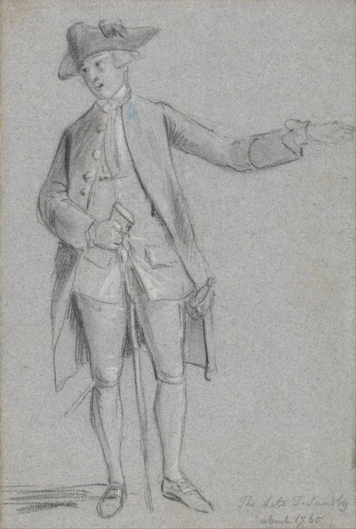 Portrait of Thomas Sandby, R.A., the Artist's Brother