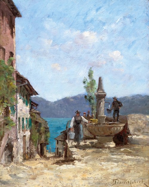 Fountain at Saint-Gingolph 1894